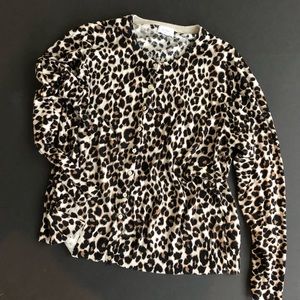 Old Navy Leopard Print Cardigan, NWOT